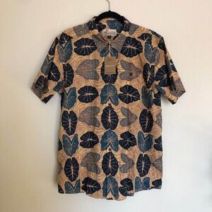 Patagonia Malihini Pataloha Shirt 'Kalo: Pampas Tan 52561 - Brand New Sz XL